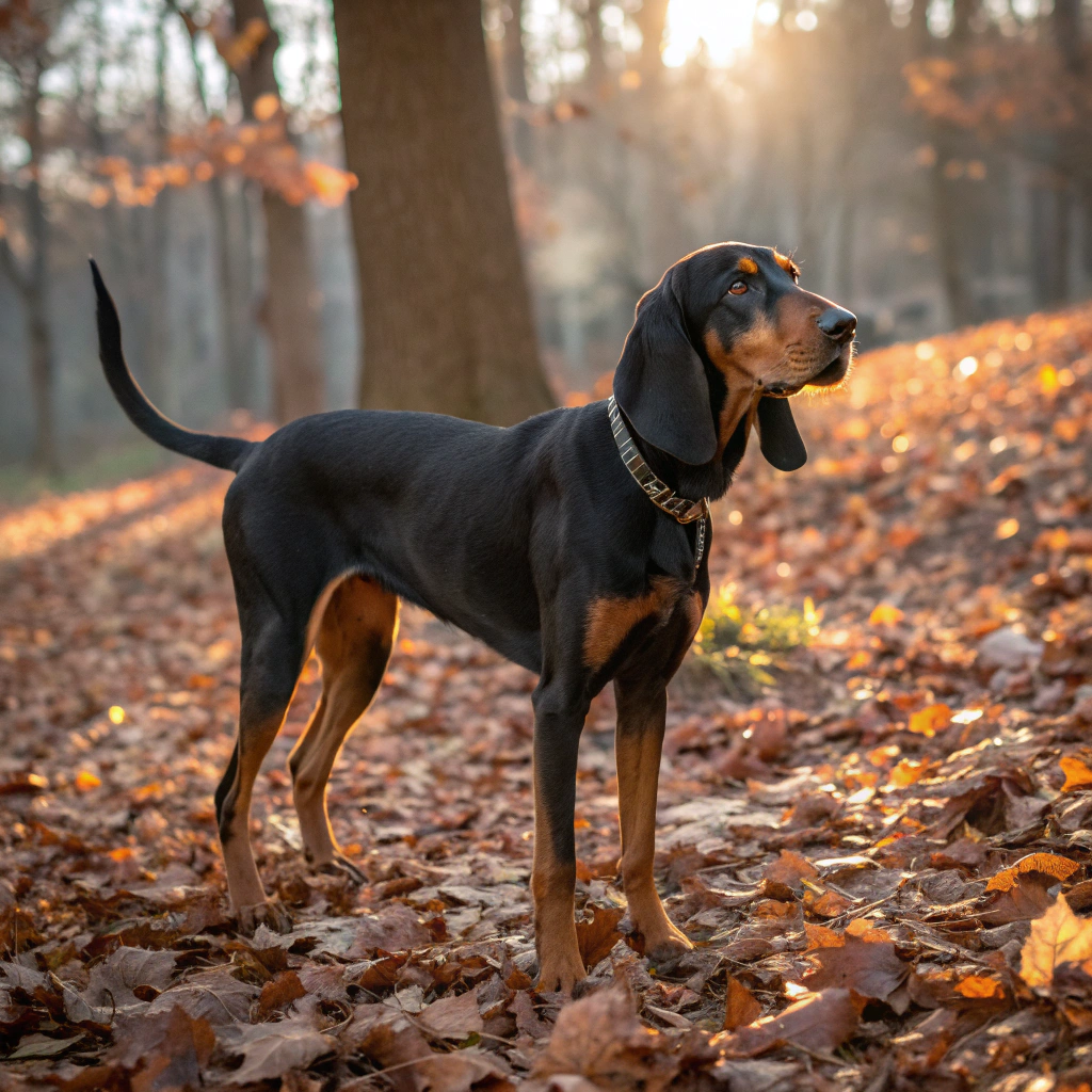 Black and Tan Coonhound dog breed