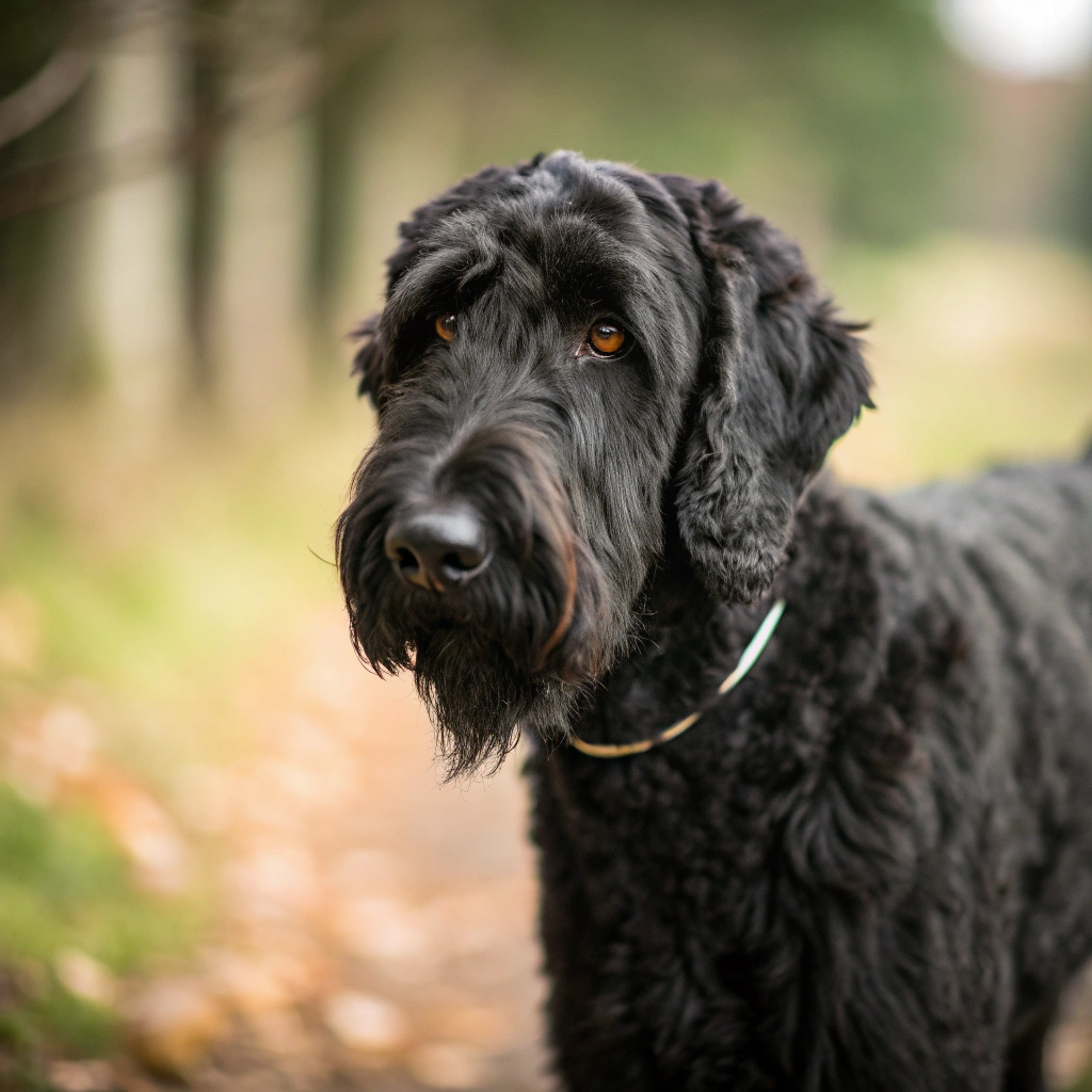 Black Russian Terrier dog breed