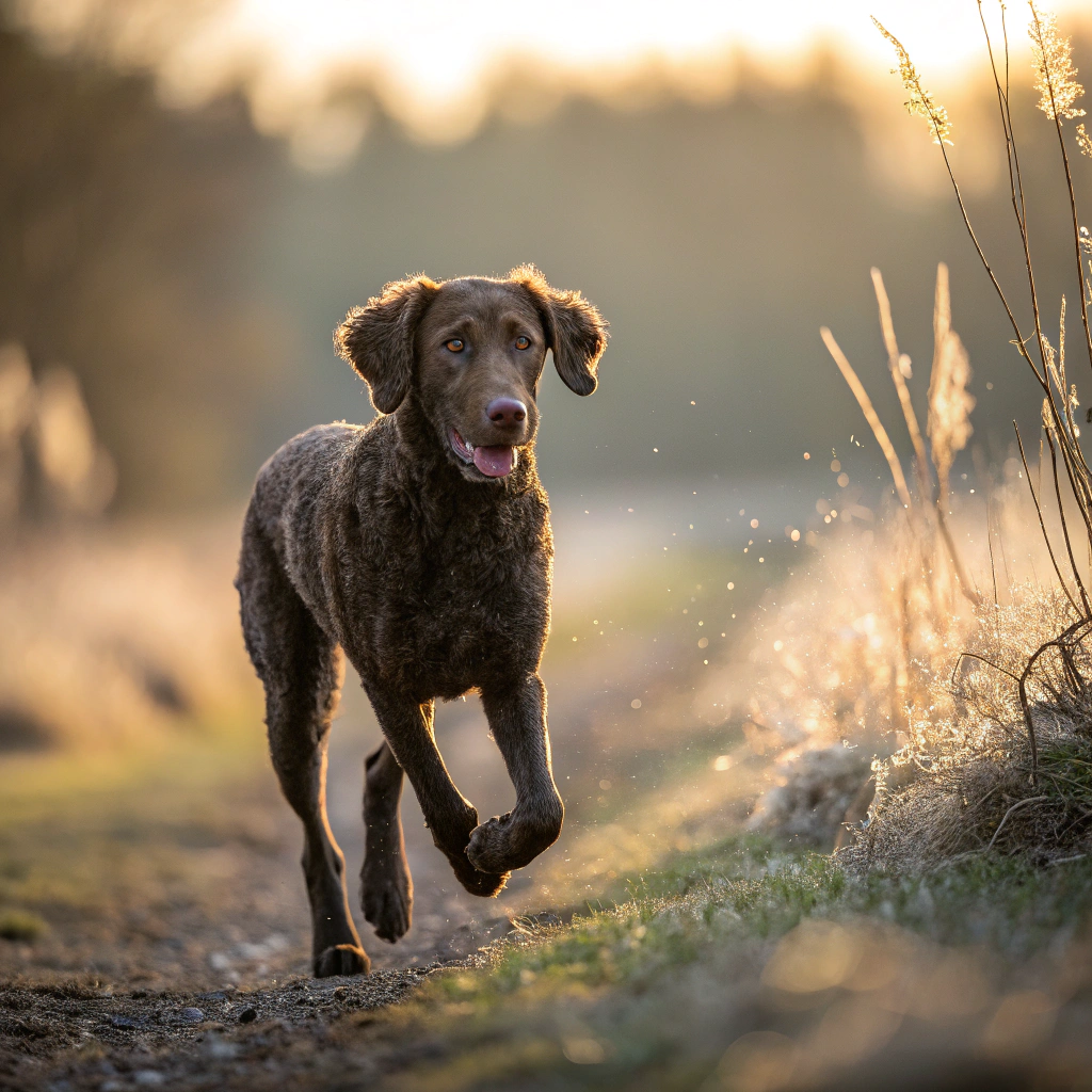Curly-Coated Retriever dog breed