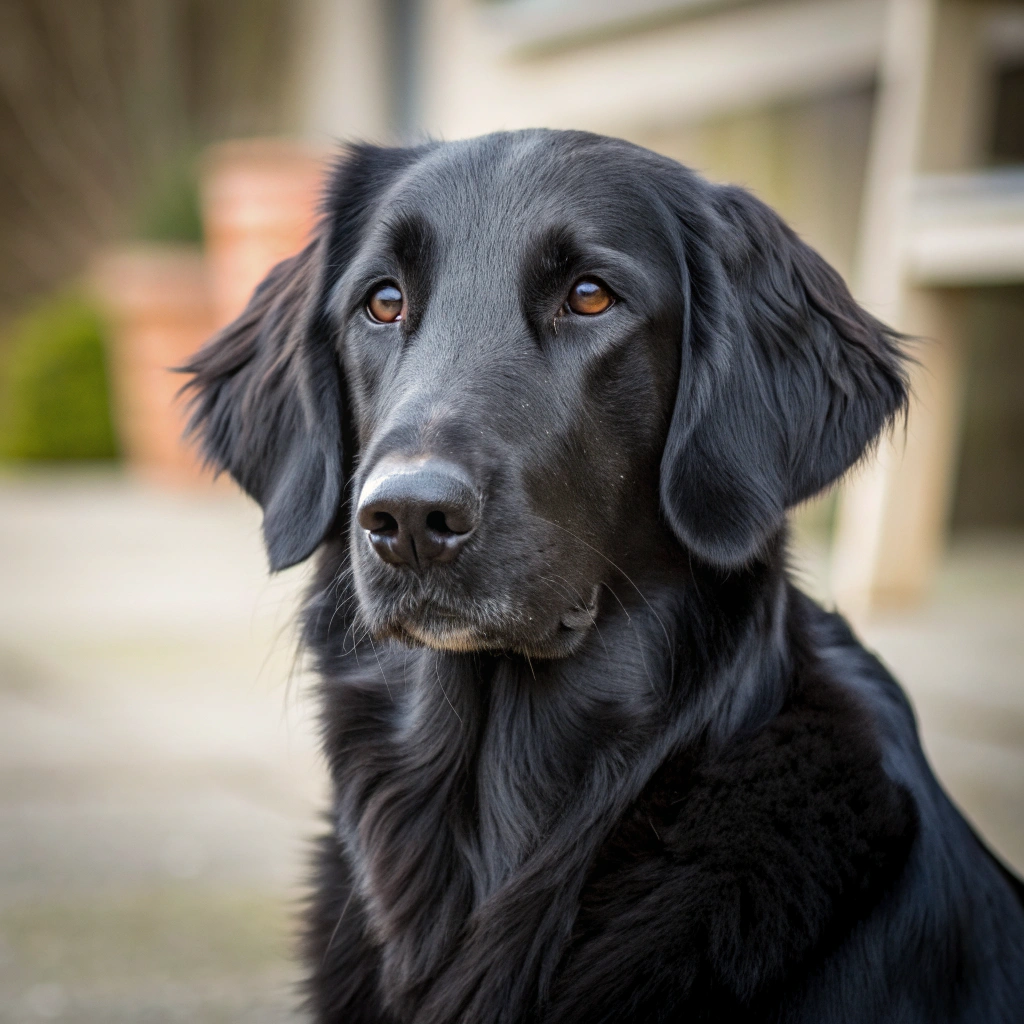 Flat-Coated Retriever dog breed