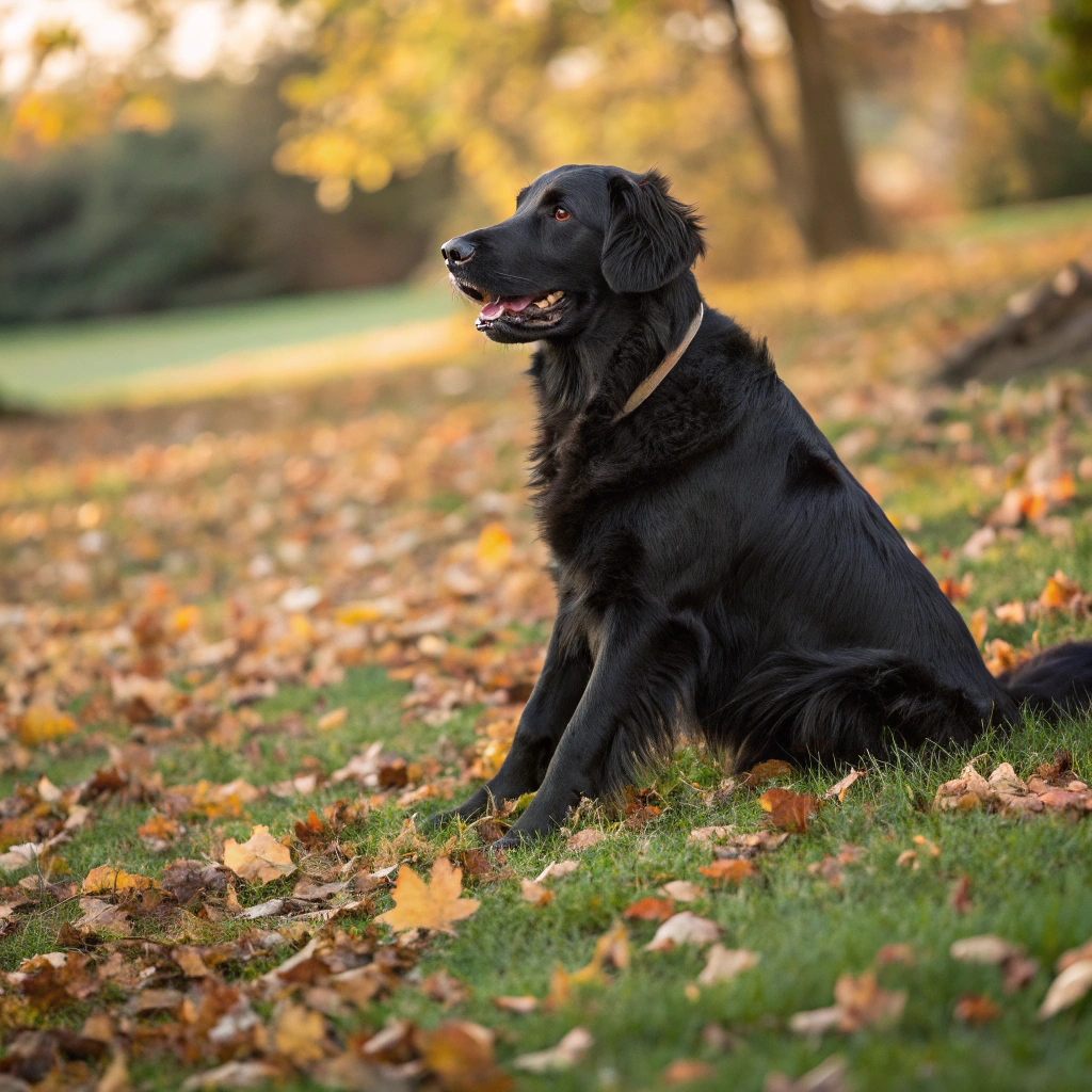 Flat-Coated Retriever dog breed
