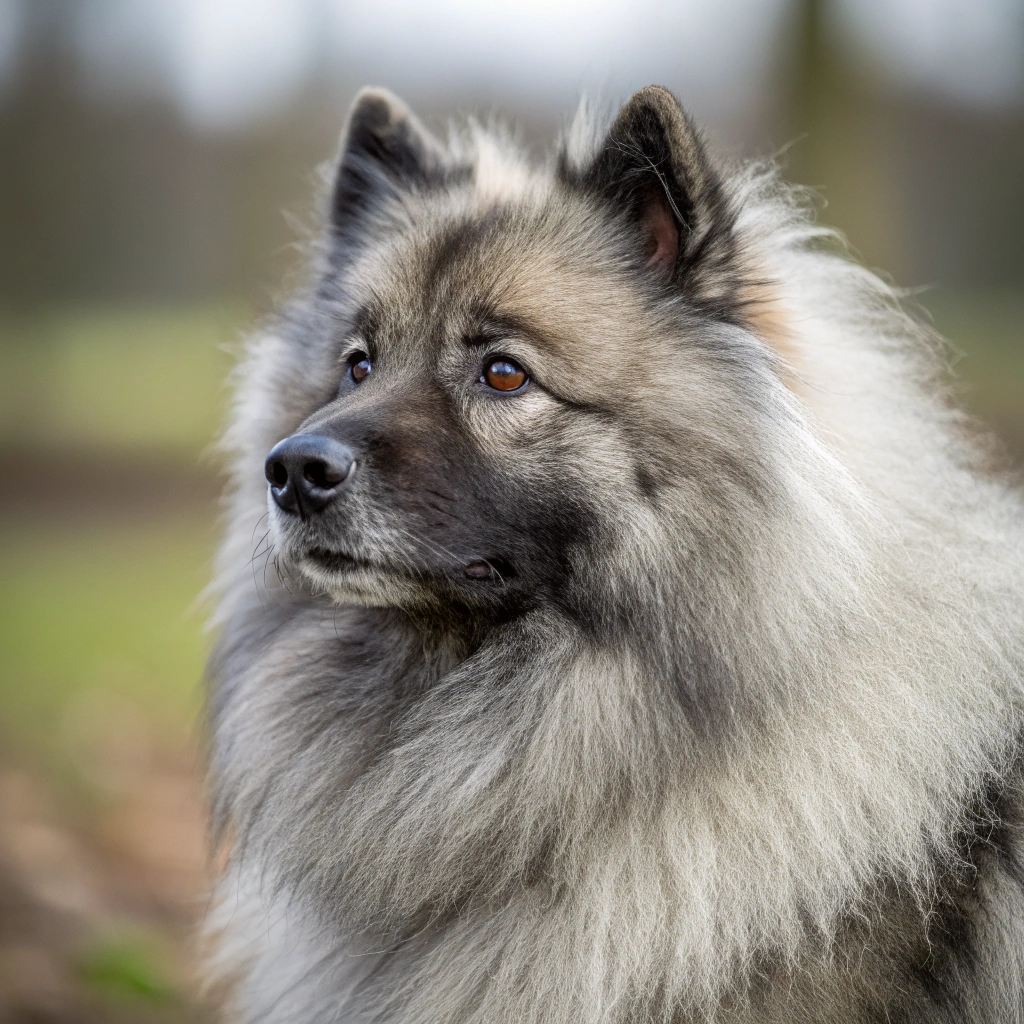 Keeshond dog breed
